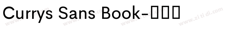 Currys Sans Book字体转换